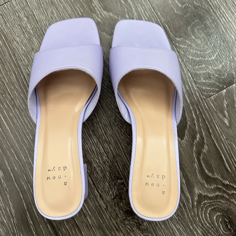A New Day Women's Light Purple Mules